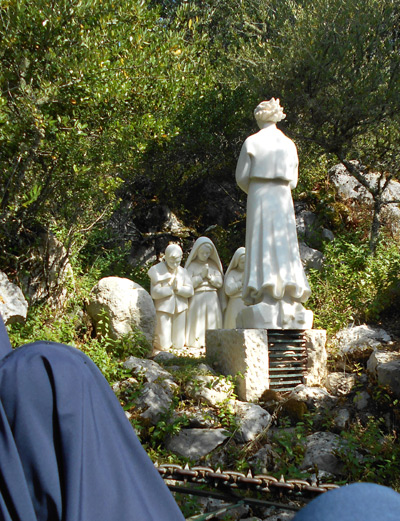 The first visit of the Sisters to the Cabeco, the site where the Angel of Portugal appeared several times to the Fatima children.